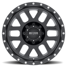 Load image into Gallery viewer, Method MR306 Mesh 18x9 -12mm Offset 8x6.5 130.81mm CB Matte Black Wheel