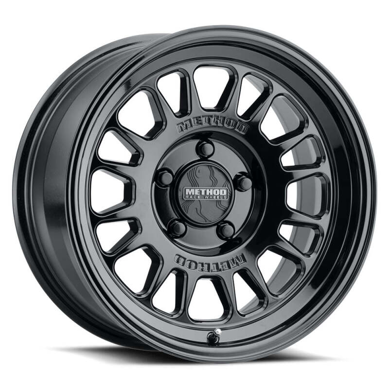 Method MR318 15x7 +15mm Offset 5x100 56.10mm CB Gloss Black