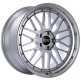 BBS LM 20x9 5x112 ET25 Diamond Silver Center / Diamond Cut Lip Wheel -82mm PFS/Clip Required