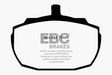 Load image into Gallery viewer, EBC 91-93 Morgan 4/4 1.6 Greenstuff Front Brake Pads