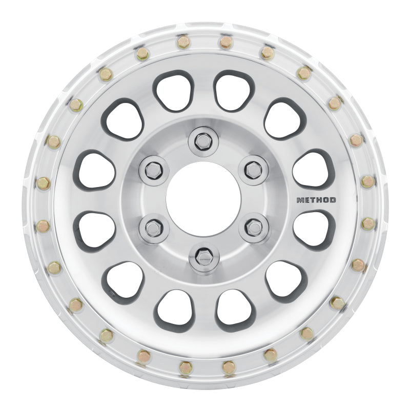 Method MR103 Beadlock 17x9 -12mm Offset 6x6.5 108mm CB Raw Machined w/BH-H24125 Wheel