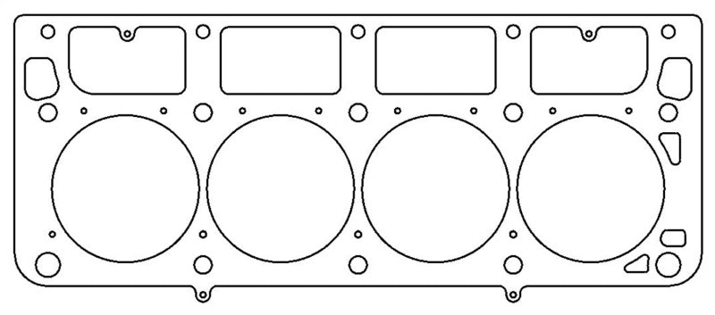 Cometic GM LS1 (w/M.I.D. Sleeves) 3.910 inch Bore .040 inch MLS Headgasket