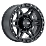 Method MR312 18x9 +18mm Offset 8x6.5 130.81mm CB Matte Black Wheel