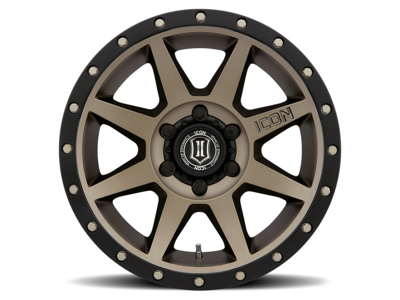 ICON Rebound 18x9 6x5.5 25mm Offset 6in BS 95.1mm Bore Bronze Wheel