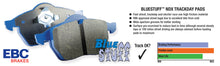 Load image into Gallery viewer, EBC 99-04 Ford Mustang 3.8 Bluestuff Front Brake Pads