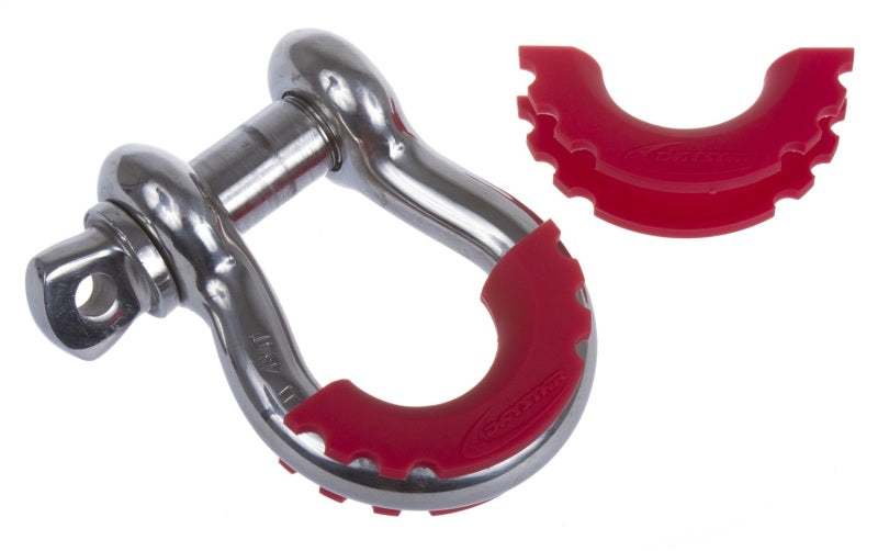 Daystar D-Ring Shackle Isolator Red Pair