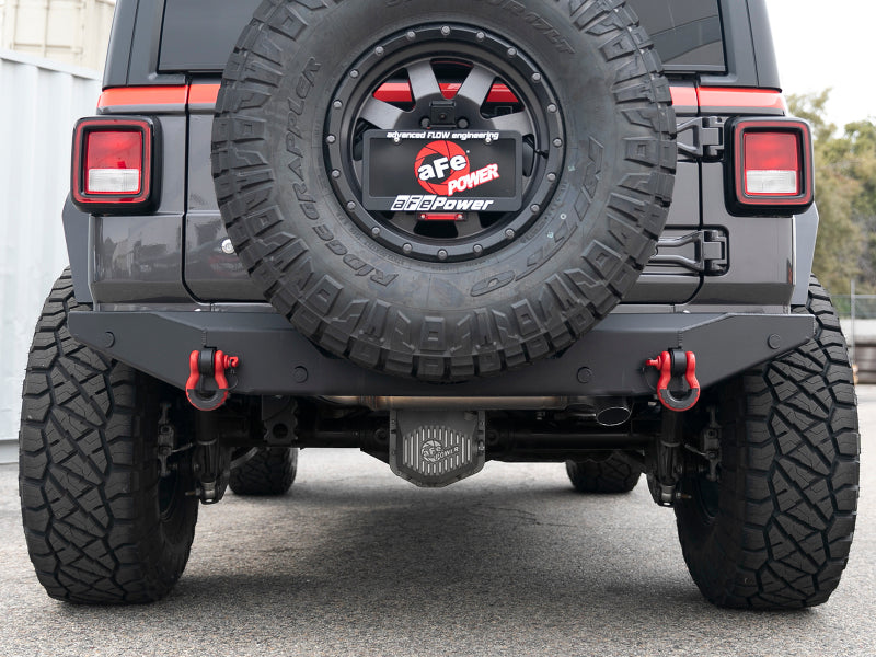 aFe MACHForce XP 18-20 Jeep Wrangler (JL) L4-2.0L (t) 3in 409 SS Cat-Back Hi-Tuck Exhaust