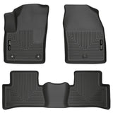 Husky Liners 2018 Toyota CH-R Weatherbeater Black Front & 2nd Seat Floor Liners