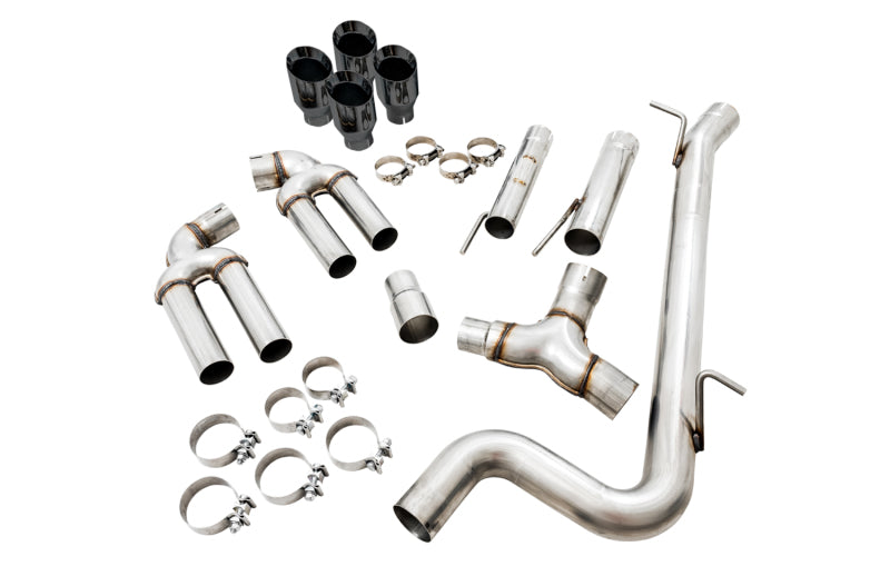 AWE Tuning Audi 8V S3 Track Edition Exhaust w/Diamond Black Tips 102mm