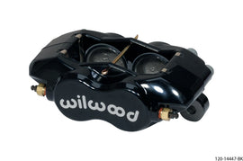 Wilwood Caliper-Forged Dynalite w/Dust Seal-Black 1.75in Pistons .81in Disc