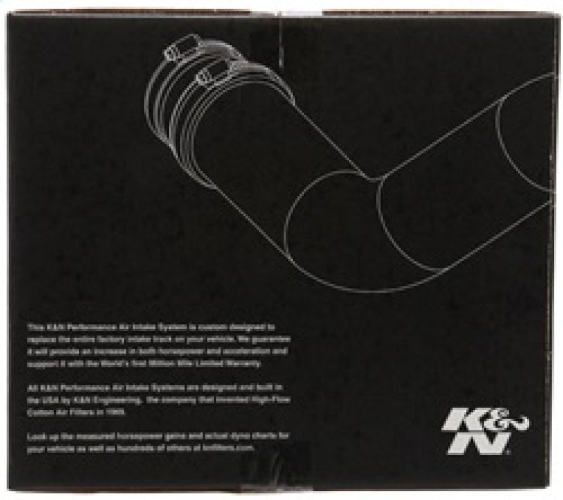 K&N 10-11 Ford Taurus 3.5L V6 Silver Typhoon Cold Air Intake