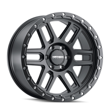 Load image into Gallery viewer, Mayhem 8304 Delta 17x9 / 6x139.7 BP / 0mm Offset / 106mm Hub Matte Black Wheel