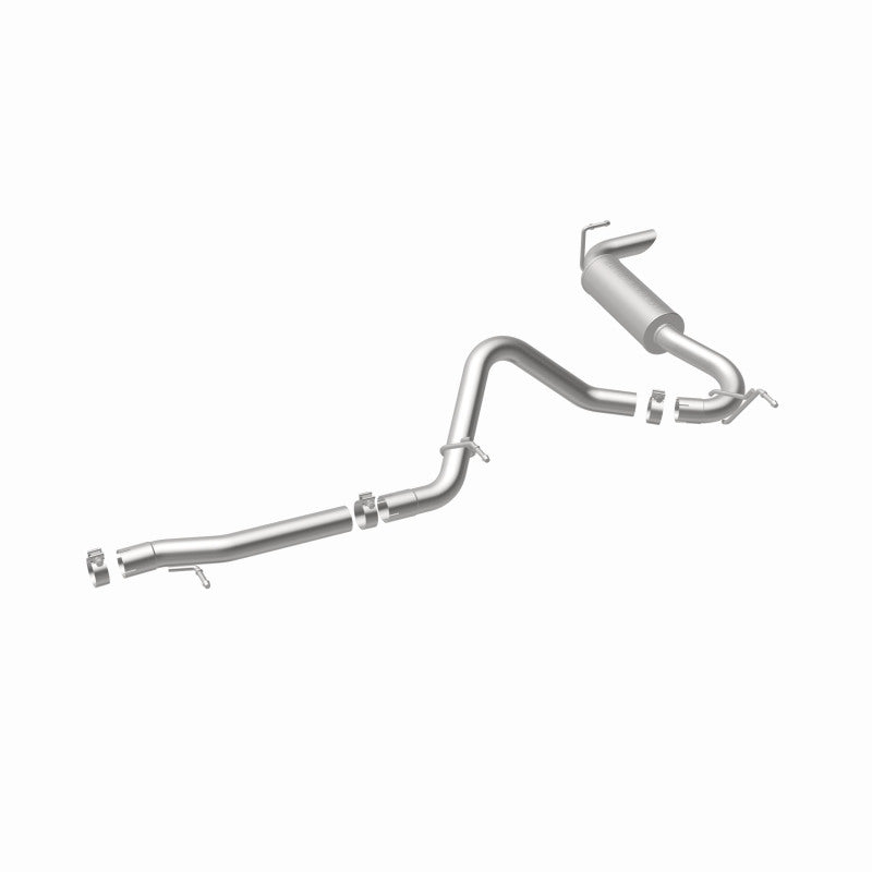 MagnaFlow 12-14 Jeep Wrangler 3.6L Single Straight Rear P/S Exit Stainless C/b Perf Exhaust-Comp