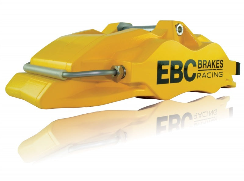 EBC Racing 05-11 Ford Focus ST (Mk2) Front Right Apollo-4 Yellow Caliper