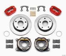 Load image into Gallery viewer, Wilwood Dynapro Lug Mount P/S Park Brake Kit Red Small Ford 2.36in Off Bronco 5 x 5.50