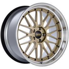 Load image into Gallery viewer, BBS LM 20x10.5 5x114.3 ET20 CB66 Gold Center Diamond Cut Lip Wheel