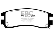 Load image into Gallery viewer, EBC 94-95 Buick Regal 3.1 Redstuff Rear Brake Pads