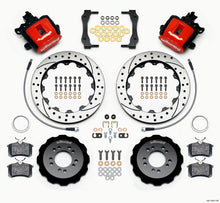 Load image into Gallery viewer, Wilwood Combination Parking Brake Rear Kit 12.88in Drilled Red 2013-Up Ford Focus ST w/ Lines