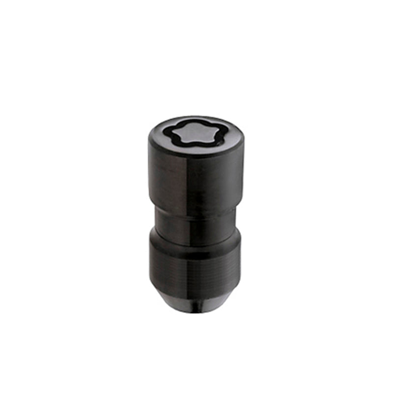 McGard Wheel Lock Nut Set - 4pk. (Cone Seat) M14X1.5 / 21mm & 22mm Dual Hex / 1.639in. L - Black