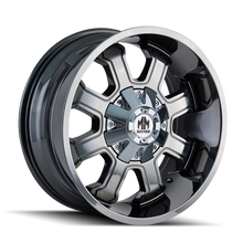 Load image into Gallery viewer, Mayhem 8103 Fierce 20x9 / 5x139.7 BP / 0mm Offset / 110mm Hub Chrome Wheel