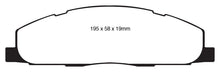 Load image into Gallery viewer, EBC 09-11 Dodge Ram 2500 Pick-up 5.7 2WD/4WD Ultimax2 Rear Brake Pads
