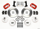 Wilwood Forged Dynalite Front Kit 11.00in Red 67-69 Camaro 64-72 Nova Chevelle