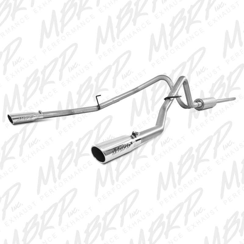 MBRP 2004-2008 Ford F150 4.6/5.4L EC/CC-SB Cat Back Dual Split Rear