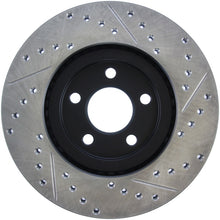 Load image into Gallery viewer, StopTech 03-09 Chrysler PT Cruiser Tur / 03-05 Dodge Neon SRT-4 Front Right Slotted &amp; Drilled Rotor