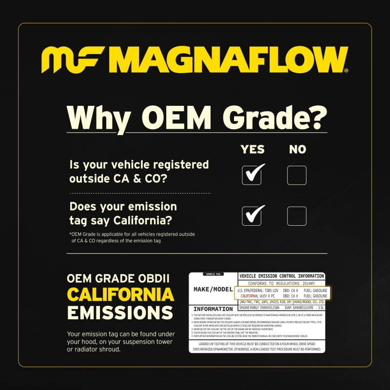 Magnaflow 09-15 CC L4 2 OEM Underbody Direct Fit Converter