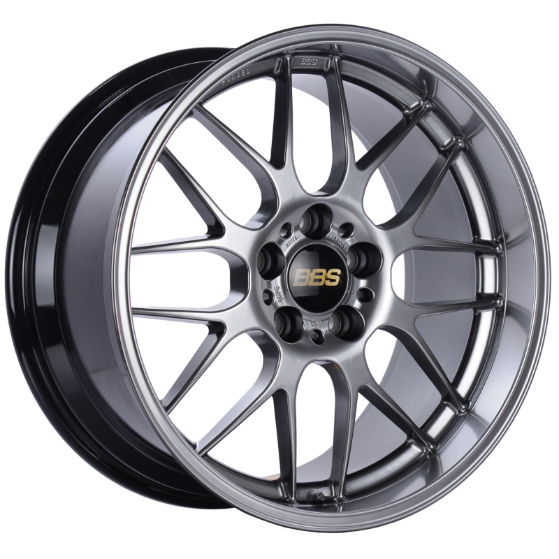 BBS RG-R 18x8.5 5x120 ET13 Diamond Black Wheel -82mm PFS/Clip Required