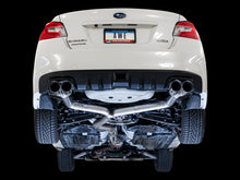 Load image into Gallery viewer, AWE Tuning Subaru WRX/STI VA/GV Sedan Track Edition Exhaust - Chrome Silver Tips (102mm)