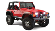 Load image into Gallery viewer, Bushwacker 97-06 Jeep Wrangler Flat Style Flares 4pc - Black