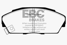 Load image into Gallery viewer, EBC 92-94 Acura Integra 1.7 Vtec Greenstuff Front Brake Pads