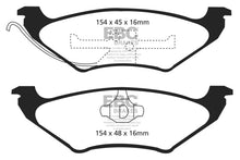 Load image into Gallery viewer, EBC 90-94 Ford Crown Victoria Greenstuff Rear Brake Pads