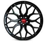 Vossen HF-2 20x9 / 5x120 / ET35 / Flat Face / 66.9 - Gloss Black Wheel