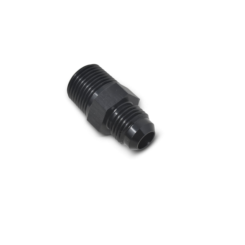 Russell Performance -8 AN to 3/8in NPT Straight Flare to Pipe (Black)