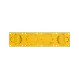 KC HiLiTES FLEX ERA LED Performance Yellow Combo Lens for Light Bars