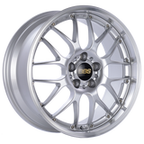 BBS RS-GT 18x8.5 5x112 ET32 PFS Diamond Silver Center Diamond-Cut Rim Wheel - PFS/Clip Req