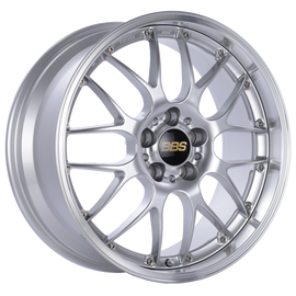 BBS RS-GT 18x10 5x130 ET65 CB71.6 Diamond Silver Center Diamond Cut Lip Wheel