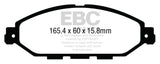 EBC 2015+ Nissan Murano 3.5L Redstuff Front Brake Pads