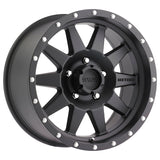 Method MR301 The Standard 17x8.5 0mm Offset 8x6.5 130.81mm CB Matte Black Wheel