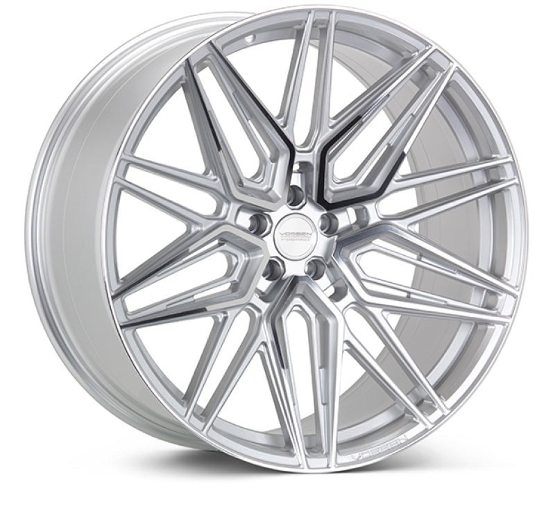 Vossen HF-7 24x10 / 5x120 / ET32 / Deep Face / 72.56 - Silver Polished Wheel