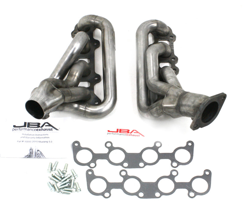 JBA 15-20 Ford Mustang 5.0L Coyote 1-3/4in Primary Raw 409SS Cat4Ward Header