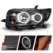 Load image into Gallery viewer, ANZO 2008-2010 Scion Xb Projector Headlights w/ Halo Black