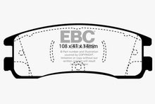 Load image into Gallery viewer, EBC 08-09 Buick Allure (Canada) 5.3 Greenstuff Rear Brake Pads