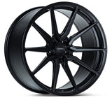 Vossen HF-3 24x10 / 5x120 / ET32 / Deep Face / 72.56 - Satin Black Wheel