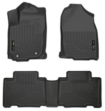 Load image into Gallery viewer, Husky Liners 13 Toyota RAV4 Weatherbeater Black Front &amp; 2nd Seat Floor Liners