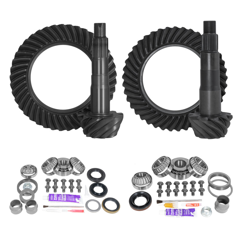 Yukon Ring & Pinion Gear Kit Front & Rear for Toyota 8.2/8IFS Diff (w/o Factory Locker) 4.88 Ratio