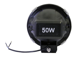 ANZO Hid Off Road Light Universal 50 Watt 7in HID Off Road Fog Light w/ ANZO USA Red bezel