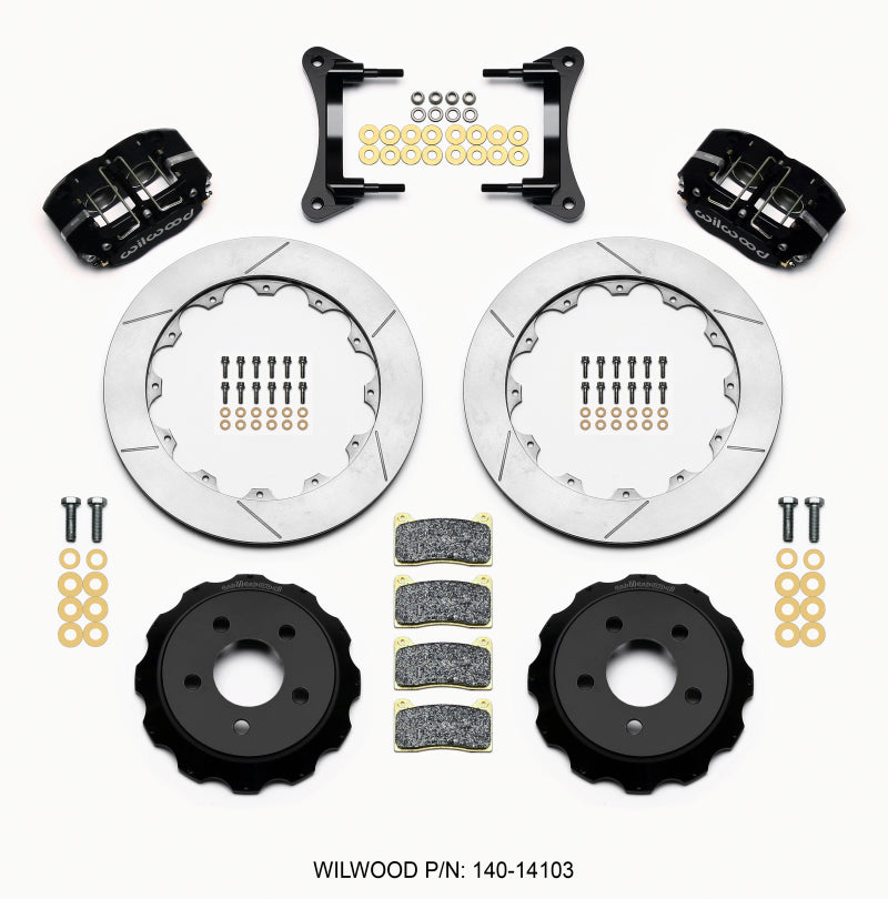 Wilwood Dynapro Radial Front Drag Kit 12.88 Vented 2015-Up Mustang